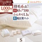 西川 羽毛布団セット シングル 西川 羽毛布団6点セット 布団セット 羽毛 布団6点セット 組布団セット