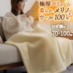 ショッピングひざ掛け 毛布 ひざ掛け 膝掛け 70×100cm ウール 100% ブランケット 泉大津 日本製 ウール毛布 メリノウール 厚手 ベビー お昼寝 保育園 洗える
