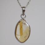 天然石シトリン（黄水晶）のペンダントトップ　15516-6