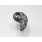 スノーフレークオブシディアンの勾玉...