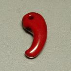 山珊瑚の勾玉天然石原石クリスタルパ...