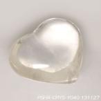 【天然石パワーストーン】ハート型の水晶 コロンとかわいいハート型の聖なる石 Y040 風水天珠堂