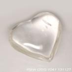 【天然石パワーストーン】ハート型の水晶 コロンとかわいいハート型の聖なる石  Y041  風水天珠堂