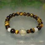 Yahoo! Yahoo!ショッピング(ヤフー ショッピング)戦国武将みちのく仙台藩祖伊達政宗（だてまさむね）の家紋をデザインしたタイガーアイ（虎目石）ブレスレット[8mm]