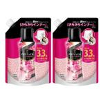 ショッピングビーズ レノア アロマジュエル ビーズ アンティークローズ ＆フローラル 詰め替え 1300ml ×2　ピンク レノアビーズ アンティーク 香り付け