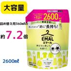 エマール 詰め替え おしゃれ着用 洗濯洗剤 2600ml　リフレッシュグリーンの香り　洗濯 洗剤 中性 中性洗剤 詰替え 洗たく用洗剤 大容量