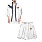 今、私たちの学校は… 浴衣 和服 羽織 上下セットTシャツズボン キャラクターグッズ 大人用子供用男女兼用カップル