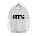 ショッピングbts butter BTS(防弾少年団) コスプレ衣装 スウェット 偽2つコート パーカー男女兼用ジャージ春秋運動服 打歌服 応援服 韓流グッズ