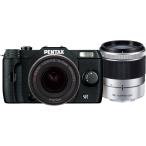PENTAX ミラーレス一眼 Q10 ダブルズームキット [標準ズーム 02 STANDARD ZOOM ・望遠ズーム 06 TELEPHOTO ZOOM] ブラック Q10 WZOOMKIT BLACK 12140