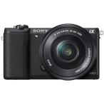 SONY(ソニー) ミラーレス一眼 α5100 パワーズームレンズキット E PZ 16-50mm F3.5-5.6 OSS付属 ブラック ILCE-5100L-B