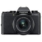 富士フイルム(FUJIFILM) ミラーレス一眼 X-T100レンズキット ブラック X-T100LK-B