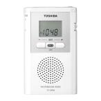 TOSHIBA ( Toshiba ) радио TY-SPR4(W) визитная карточка размер карман радио цифровой тюнер широкий FM LED свет авто скан p переустановка выбор искривление цифровой датчик времени 