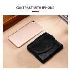  Mini кошелек Mini бумажник бумажник кошелек высшее маленький кошелек натуральная кожа кожа кожа двойной бумажник кошелек для мелочи . маленький кошелек кнопка ячейка для монет футляр для карточек карта inserting носорог f