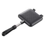 ヨシカワ 焼き目がサクサク ホットサンドメーカー 送料無料 直火用 ガス火用 IH不可 ホットサンド アウトドア キャンプ フッ素樹脂加工 生産者直送 お取り寄せ