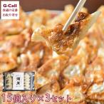 湖月 冷凍焼き餃子 15個入 3セット 計45個 指定日不可 北海道・沖縄送料別 ぎょうざ ギョウザ お惣菜 専門店 メーカー直送 手作り 手包み ジューシー お取り寄せ
