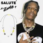 Yahoo! Yahoo!ショッピング(ヤフー ショッピング)エバーモブ×サルーテ EVAE MOB×SALUTE Smiley Necklace ネックレス スマイリー ヒップホップ HIPHOP ストリート スカル メンズ レディース ユニセックス
