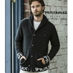 ショールカラーカーディガンメンズもこもこ1PIU1UGUALE3RELAX...