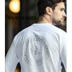 ラインストーンサークルロゴロングTシャツ 長袖 ロンT 1PIU1UGUALE3 RELAX カットソー カジュアル スポーツ ウノピゥウノウグァーレトレ リラックス