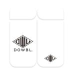 iQOS専用 Gizmobies アイコス シール カスタム カバー ギズモビーズ メンズ DOWBL ダブル LOGO WHT