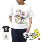 スプラトゥーン3 Splatoon3 Tシャツ 半袖 グッズ メンズ レディース イカVSタコ ブラック ホワイト S M L XL