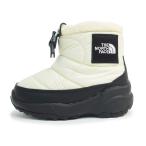 ザ ノースフェイス THE NORTH FACE キッズ ブーツ 子供用 ヌプシ ブーティ ロゴ ショート NFJ52280 GK ガーデニアホワイト×TNFブラック