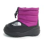 ザ ノースフェイス THE NORTH FACE キッズ ブーツ 子供用 ヌプシ ブーティ VII NFJ52288 DK ディープマルベリー×TNFブラック