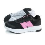 ショッピングニューバランス キッズ ニューバランス キッズ new balance  キッズ ジュニア スニーカー PK578 BP ブラック/ピンク 子供靴 子ども 運動靴 体育祭 学校 スポーツ 紐靴 男の子 女の子