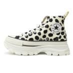 コンバース CONVERSE スニーカー ハイカット 厚底 メンズ レディース オールスター (R)トレックウエーブ アニマルファー HI ダルメシアン
