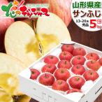 【予約】 山形県産 りんご サンふじ 5kg (秀品/13玉〜20玉入り) 2025 旬 リンゴ 林檎 冬ギフト お歳暮 ギフト 贈り物 贈答 のし 果物 フルーツ お取り寄せ