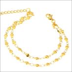 Yahoo! Yahoo!ショッピング(ヤフー ショッピング)ブレスレット ステンレス チェーン スイートハート2連イエローゴールド / 20代 30代 40代 プチギフト  /  金アレ対応 /ジーラブ