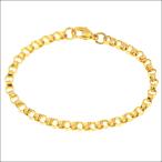Yahoo! Yahoo!ショッピング(ヤフー ショッピング)ブレスレット ステンレス チェーン 4mm ラウンドロロ ゴールド  / つけっぱなしOK  / 20代 30代 40代 プチギフト  /  金アレ対応 /ジーラブ