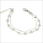 Yahoo! Yahoo!ショッピング(ヤフー ショッピング)ブレスレット ステンレス チェーン 2連 シルバー ディアハート マリーナ  / つけっぱなしOK  / 20代 30代 40代 プチギフト  / 金属アレルギー対応 /ジーラブ