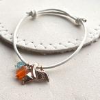 決算セール天然石ハワイアンホエールテール316Lカーネリアン/アパタイト/...