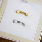 指輪2本ステンレスマリッジエンドレスゴールドシルバーライトサファイアキュー...