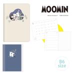 ショッピングムーミン ムーミン スケジュール帳 B6サイズ ウィークリー すぐ使える 2024年10月 2026年1月 かわいい 手帳  月曜始まり スケジュール