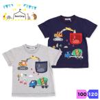 ショッピングバブ バブチップ Tシャツ はたらくくるま 男の子 綿100% キッズ 子供 100 110 120 半袖 Bab Chip かっこいい 人気 綿