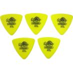 JIM DUNLOP TORTEX TRIANGLE yellow .73 ジム ダンロップ ピック 5枚セット(トーテックス トライアングル 三角 0.73mm)