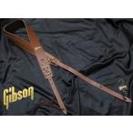 Gibson 【ASTRBDR-BRN】 The Troubadour, Brown Leather Strap ギブソン レザー・ギター・ストラップ ブラウン