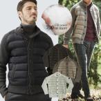 ダウンジャケット メンズ アウター ブルゾン ストレッチ インナーダウン 防寒 ニットコンビ ボタンアップ 秋冬 630401 ジーステージ G-STAGE