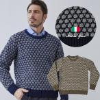 ニットメンズセータークルーネックウ...