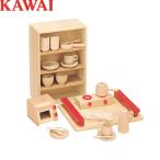 【送料無料】ままごと おままごと KAWAI カワイ 抗菌ままごとあそびトレイセット 8013 知育玩具 おもちゃ 木製
