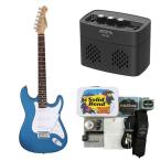 【横山健 小物セット＋アンプ付】Legend エレキギター LST-Z MBL + Ken Yokoyama Electric Guitar Starter Set + AROMA Amp AG-05BLK