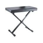 K&amp;M 14075 BENCH KEYBOARD BLACK LEATHER