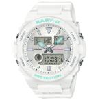 BABY-G ベビーG ベビージー G-LIDE ジーライド カシオ CASIO アナデジ 腕時計 ホワイト ターコイズ BAX-100-7AJF 国内正規モデル