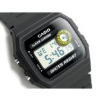 CASIO カシオ スタンダードモデル  デジタル ユニセックス腕時計　ブラック×イエローダイアル ウレタンベルト　F-94WA-8DG