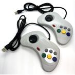 PC Saturn 6 кнопка type USB контроллер ( белый ) (2 шт. комплект )