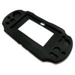 PS Vita2000(PCH-2000)専用シリコンケース(ブラック)(B)