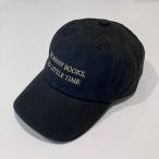 [BLANKMAG × GINZA TSUTAYA BOOKS]"SO MANY BOOKS, SO LITTLE TIME" PIGMENT DYED CAP(BLACK × BRASS)