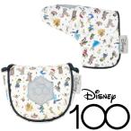 【即納】【期間限定】【送料無料】 ディズニー ゴルフ Disney100 パターカバー ホワイト 73220-430-030 【sbn】