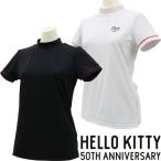 ショッピングキティ 【送料無料】 HELLO KITTY ハロー・キティ 50周年 ゴルフ モックネックTシャツ 84032270 Lynx Golf